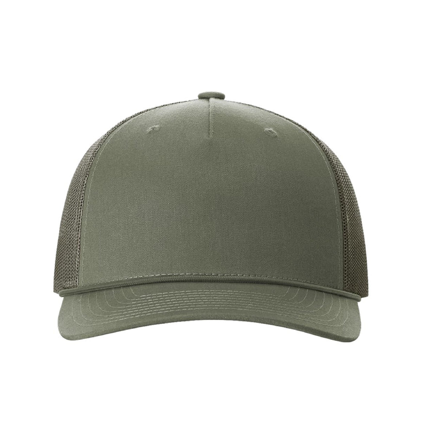 112FPR Five-Panel Trucker with Rope Cap