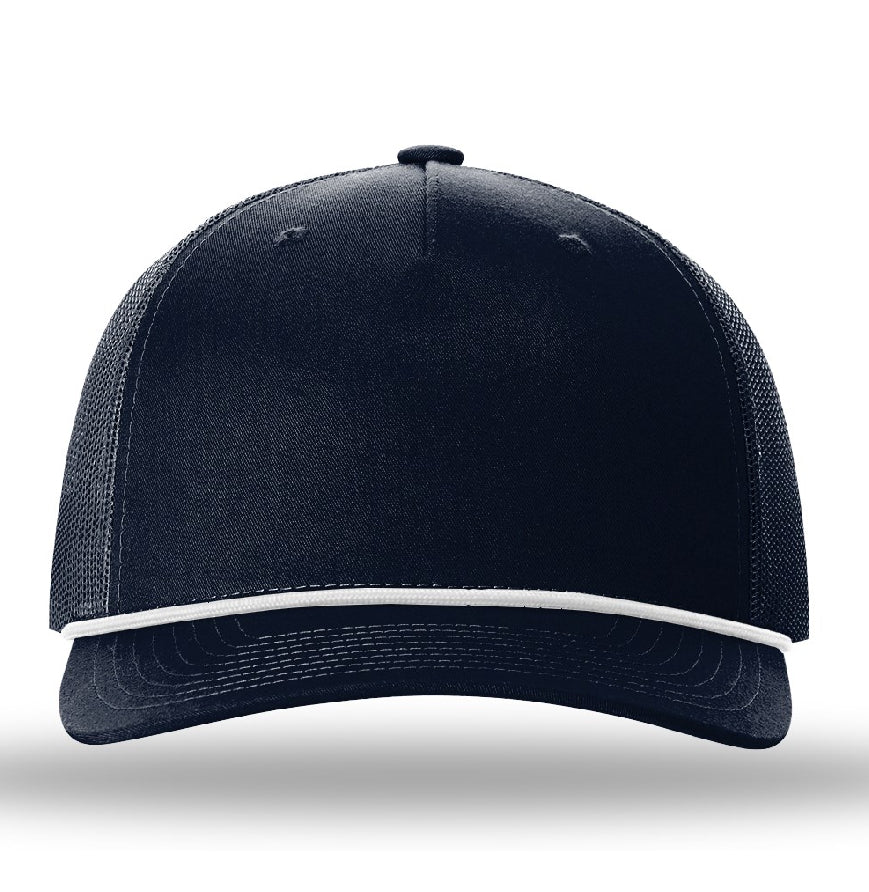 112FPR Five-Panel Trucker with Rope Cap