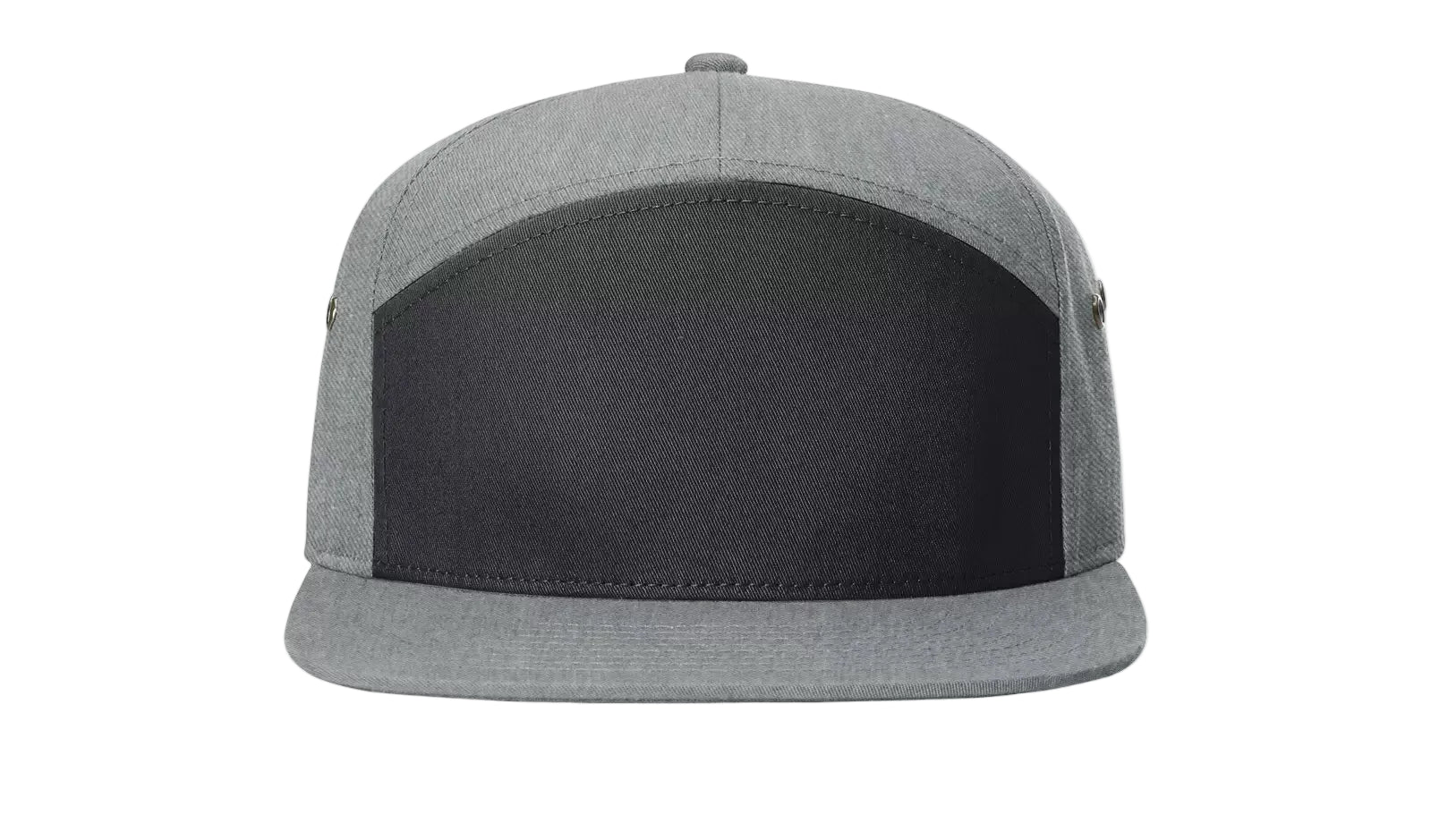 257 Richardson 7 Panel Twill Leather Strap