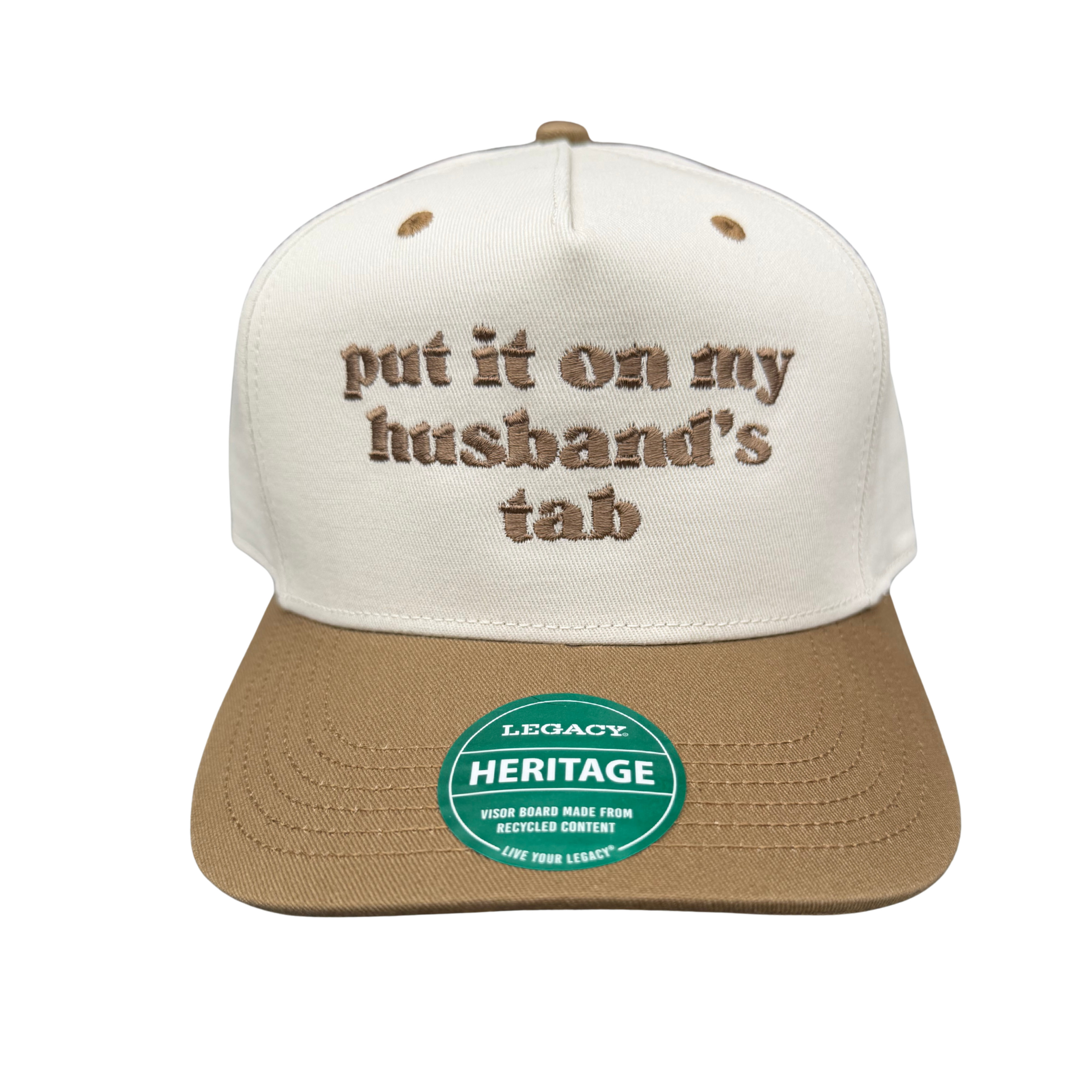 Put it on my Husbands Tab