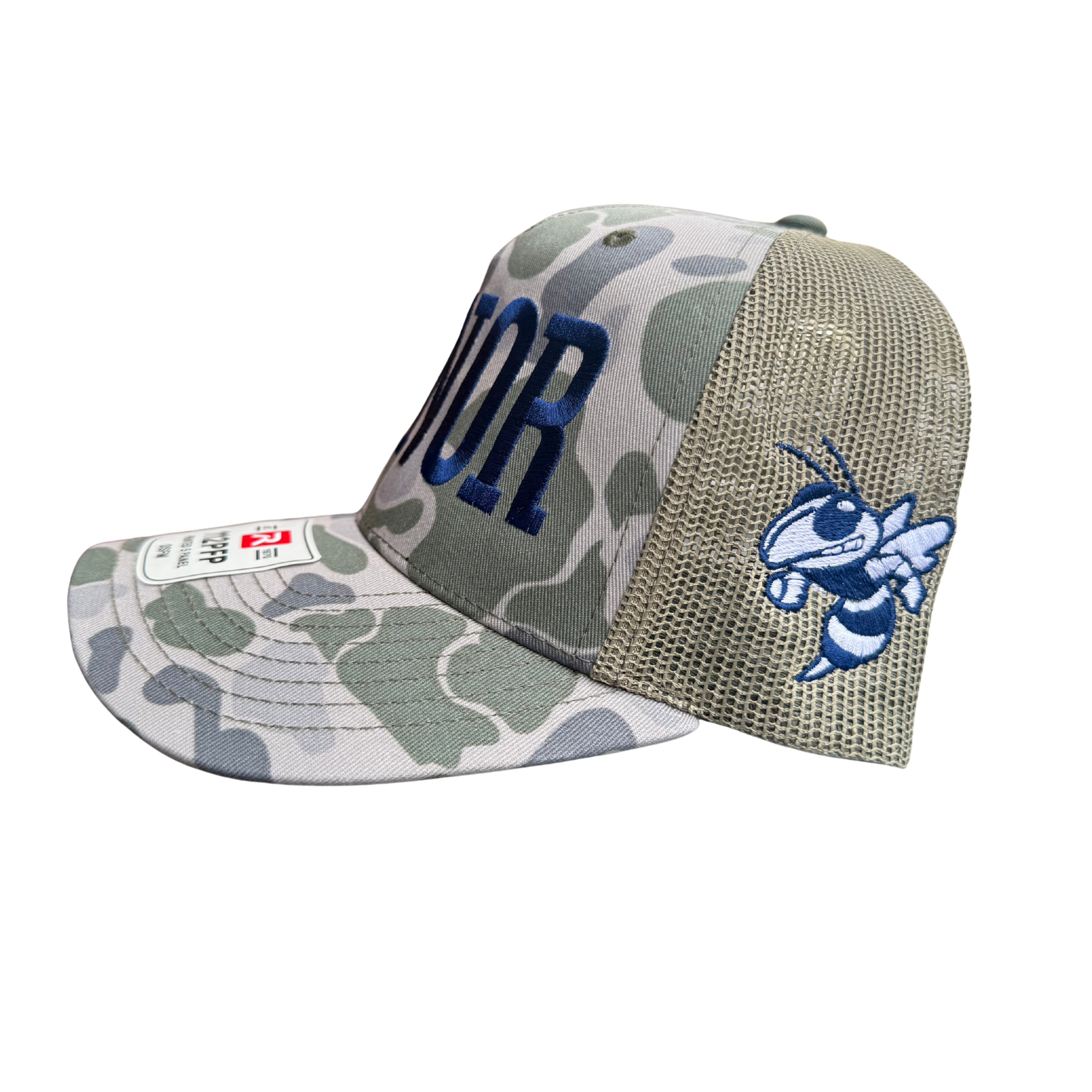 Aynor Hat with Blue Jacket Side