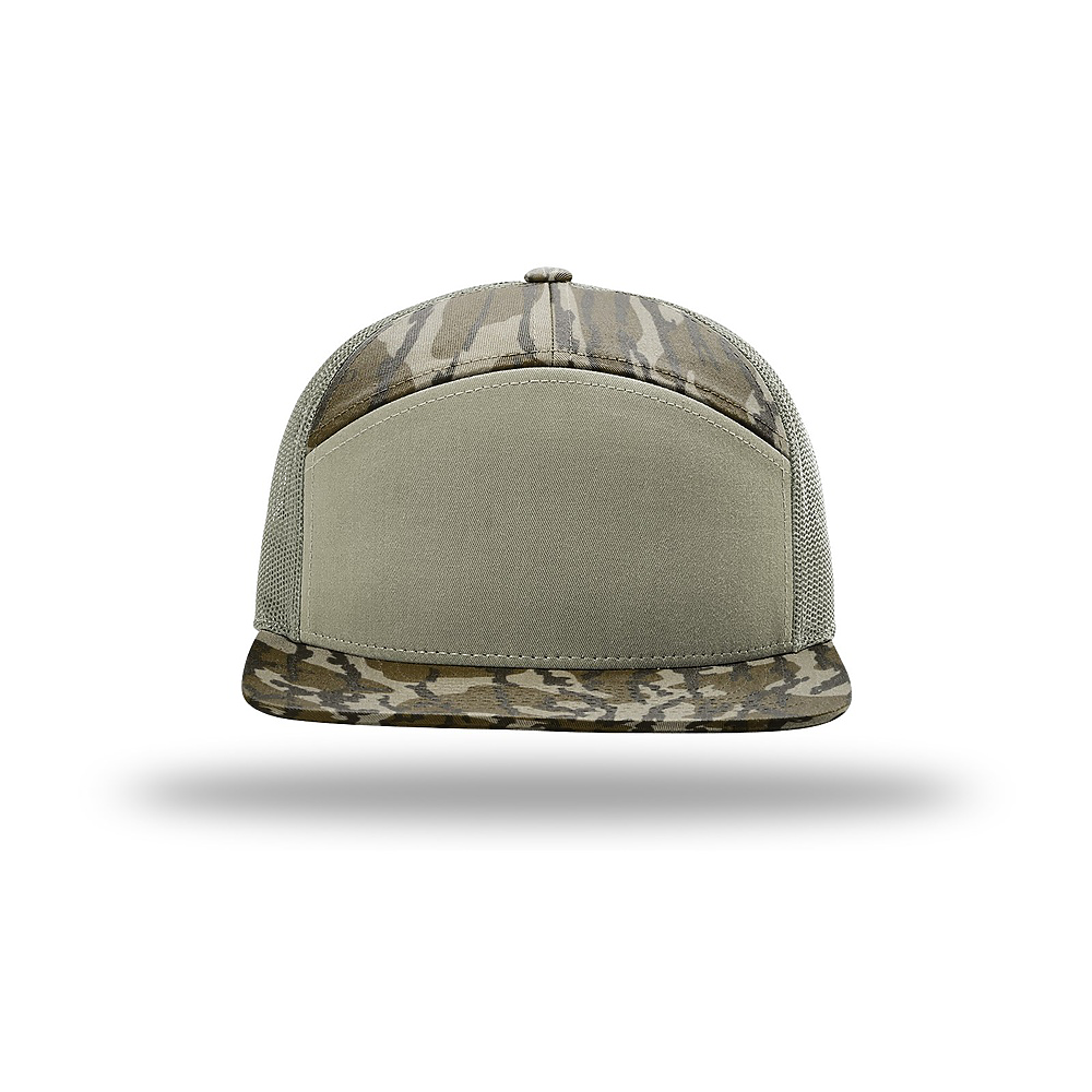 168P Richardson Printed 7 Panel Trucker
