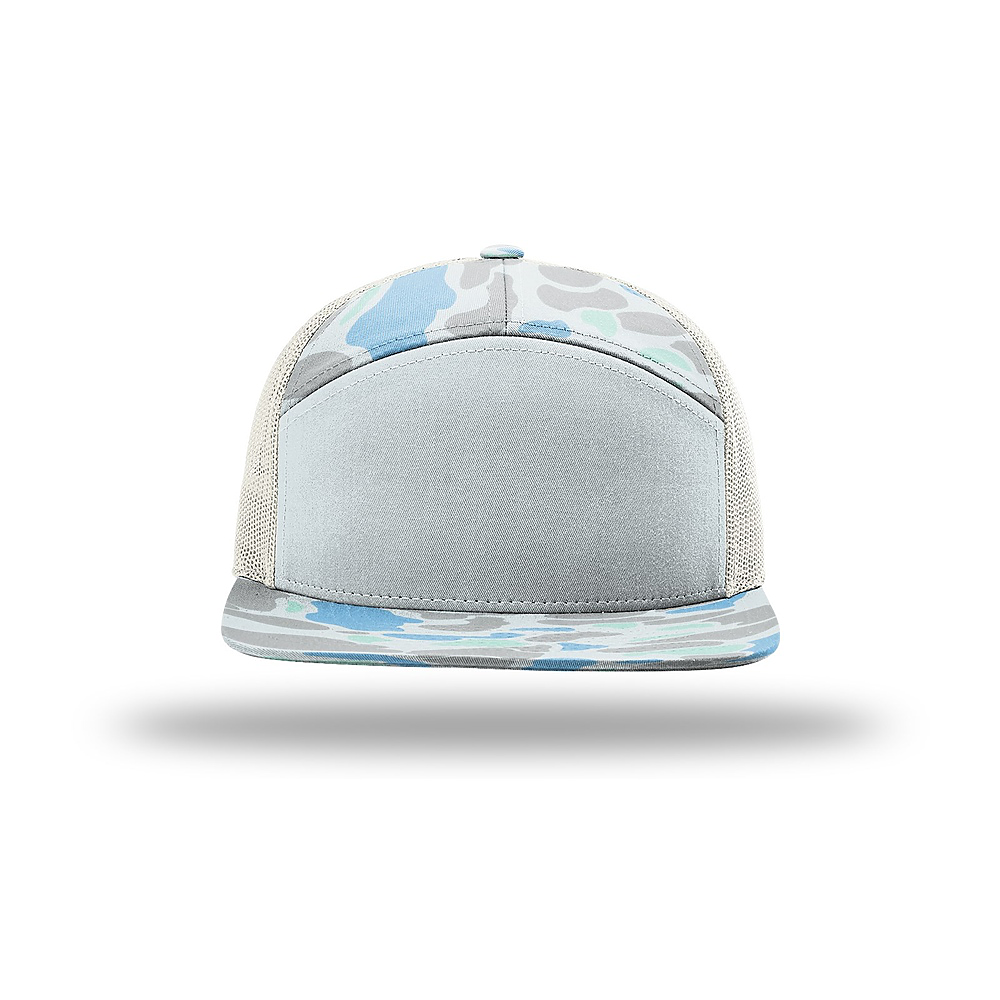 168P Richardson Printed 7 Panel Trucker