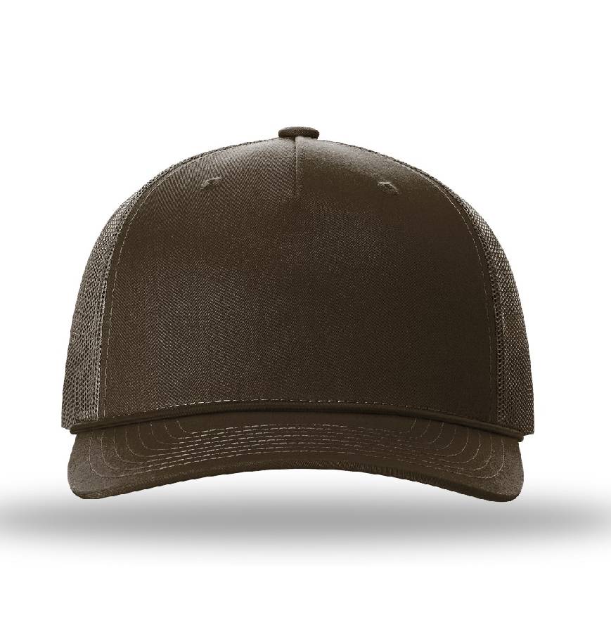 112FPR Five-Panel Trucker with Rope Cap