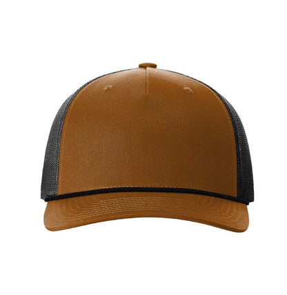 112FPR Five-Panel Trucker with Rope Cap