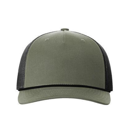 112FPR Five-Panel Trucker with Rope Cap