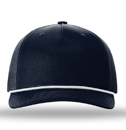 112FPR Five-Panel Trucker with Rope Cap