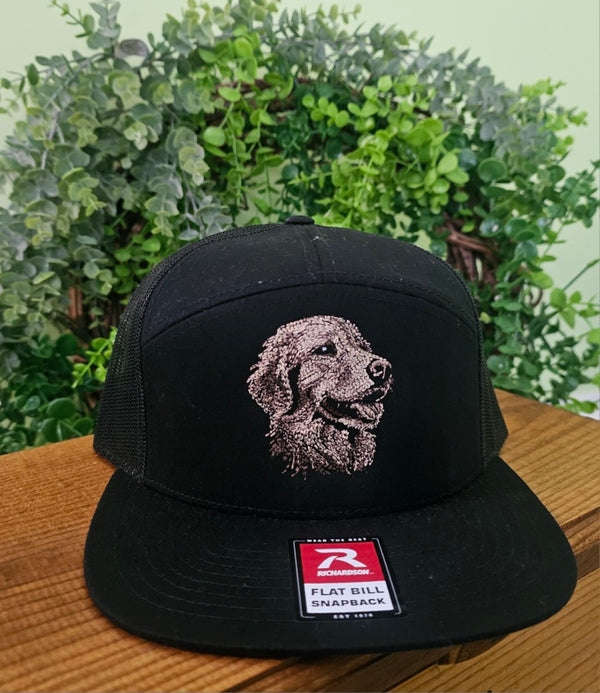 Richardson Flat Bill SnapBack Black