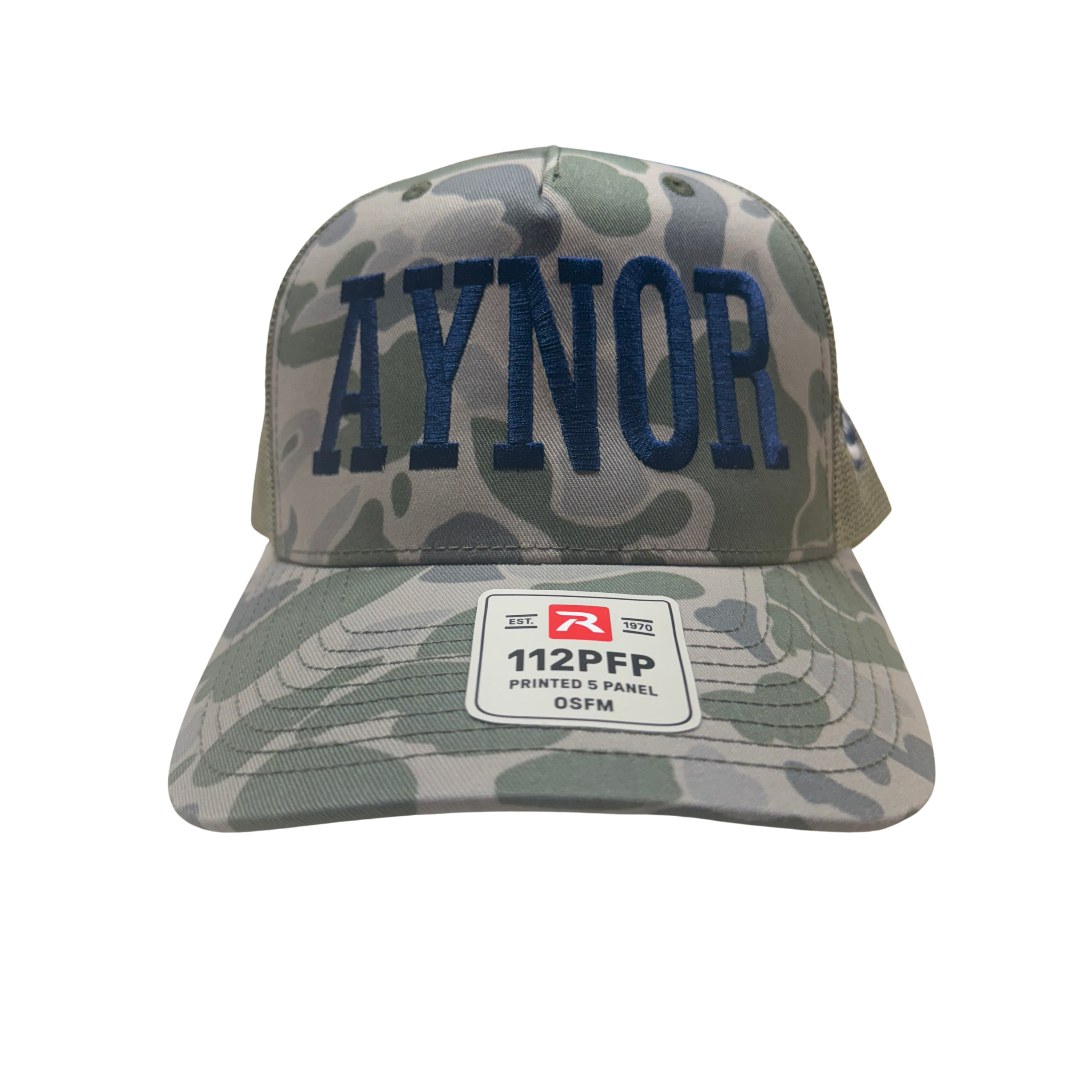 Aynor Hat with Blue Jacket Side