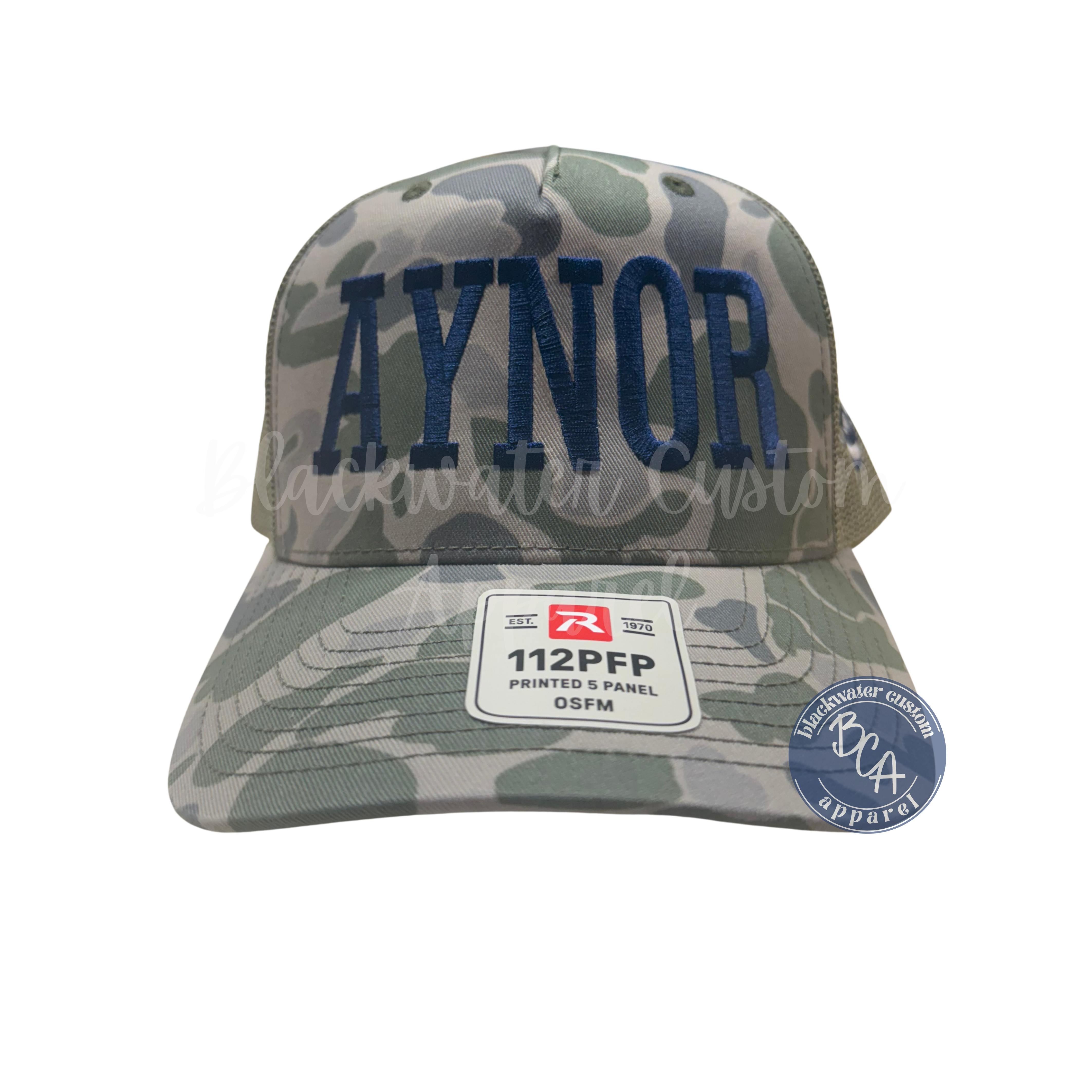 Aynor Hat with Blue Jacket Side