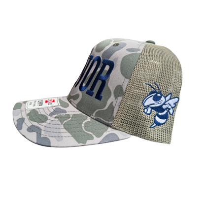 Aynor Hat with Blue Jacket Side