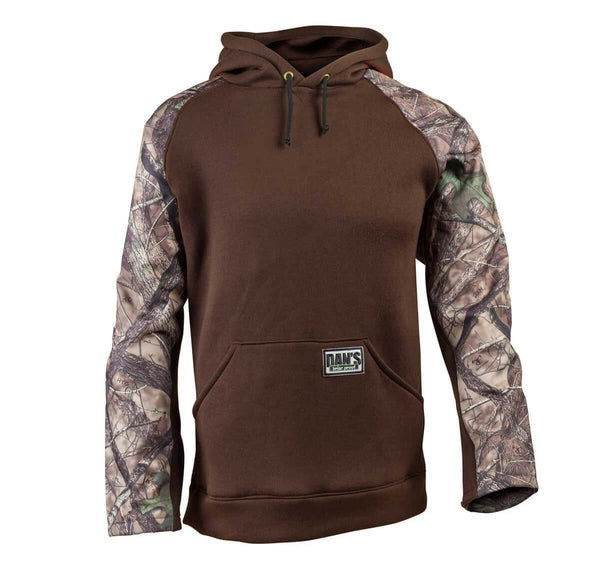 Briar Sleeve Hoodie Brown/Camo